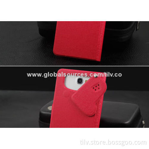 Promotional PU leather cellphone cover for iPhone